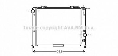 AVA QUALITY COOLING ala2053 -  Радиатор, охлаждение двигателя